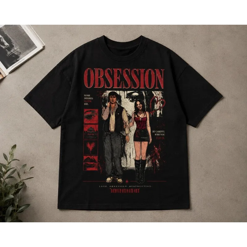 Retro Charm (2026) Movie Poster T-shirt | Retro Men's Summer New Style Casual Harajuku T-shirt Suitable for Both Men and Women