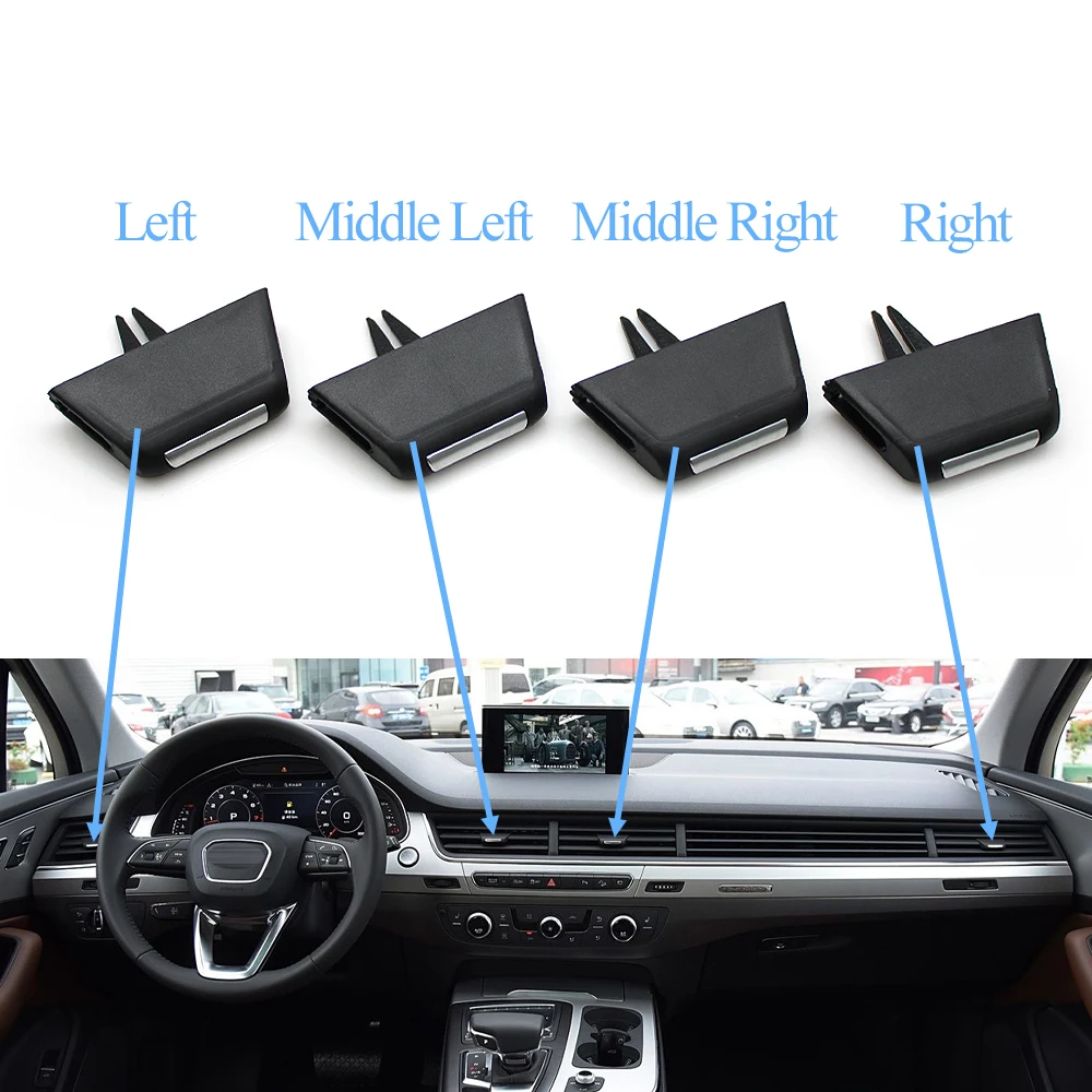 For Audi Q7 Car Dashboard Front Left Right Middle Air Conditioner