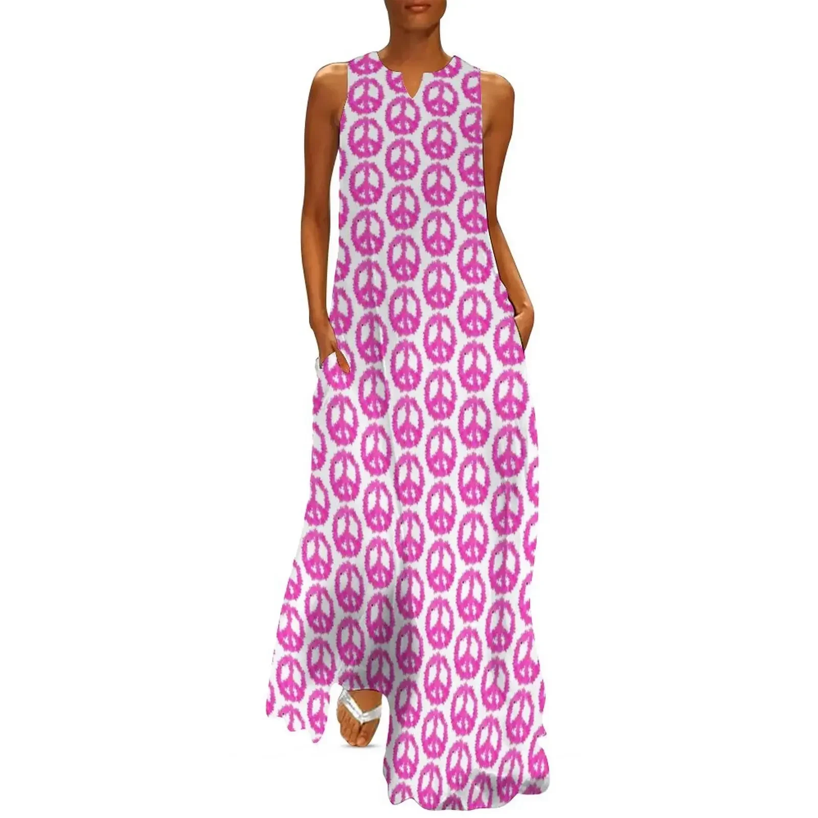 

Hippy Peace Long Dress clothes women's summer clothing 2025 women's clothing summer 2025 novelties Dress