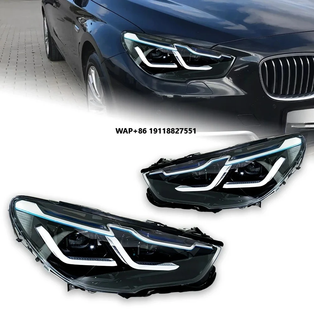 

Фара в сборе для BMW 5 серии F07, светодиодный модуль указателя поворота, модифицированная лампа, автозапчасть, 12В, новая, 6000K