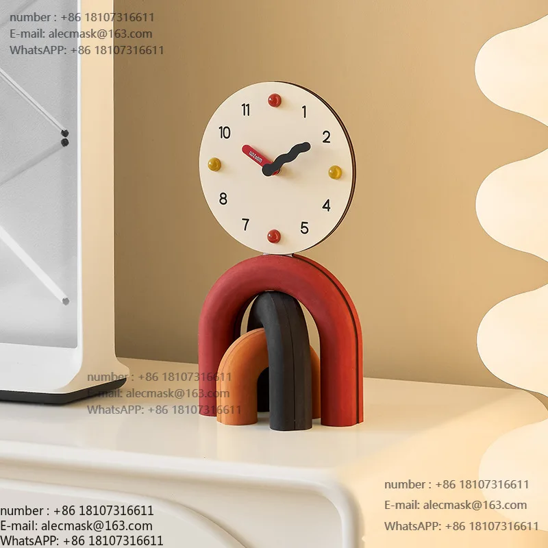 

Living room desktop ornament TV cabinet entrance creative home simple clock decoration