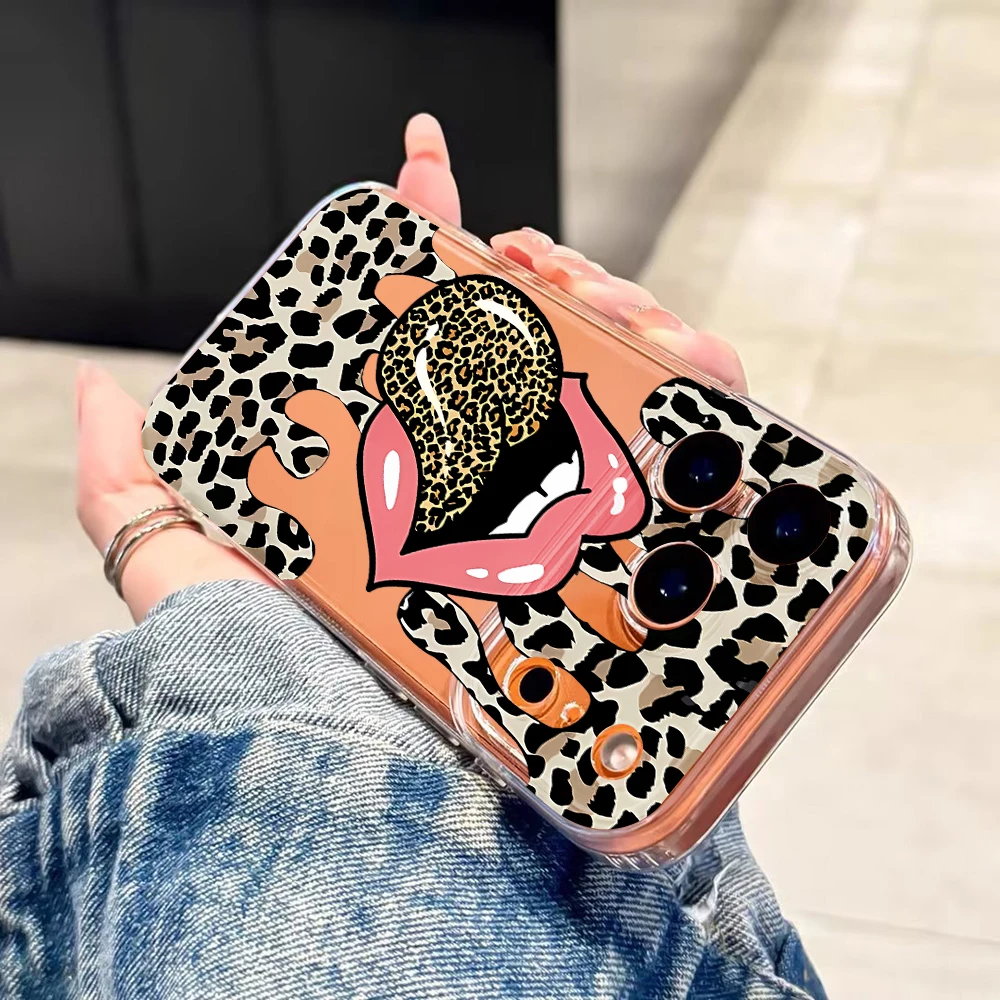 Y2K Glam Rock Leopard Print Ph - Phone Cases Y2K recension och pris