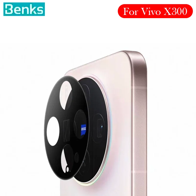 Bneks Camera Protection For VIVO X300 Lens Protective Glass for VIVO X300 Full Cover Glass