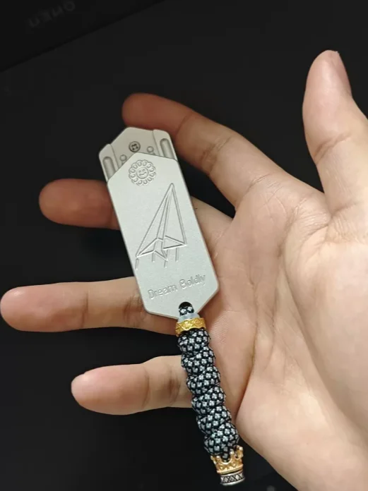 Brand New ZacLab Mini Plane 2.0 Set Polished PEI Push Slider With Crisp Ding Sound Smooth Tactile EDC Mini Handheld Toy