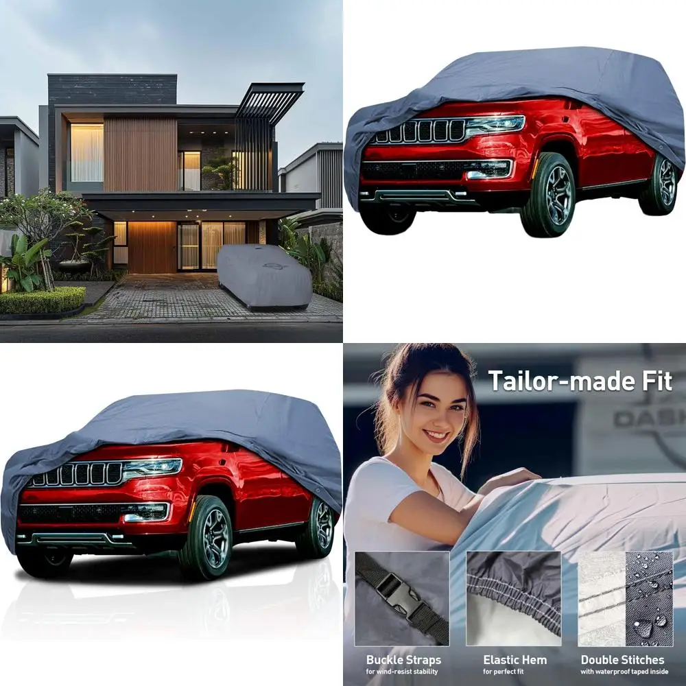 

Всепогодный дышащий чехол для автомобиля Grand Cherokee SRT 2006-2021, защищает от загрязнений, пыли, солнца, снега, дождя