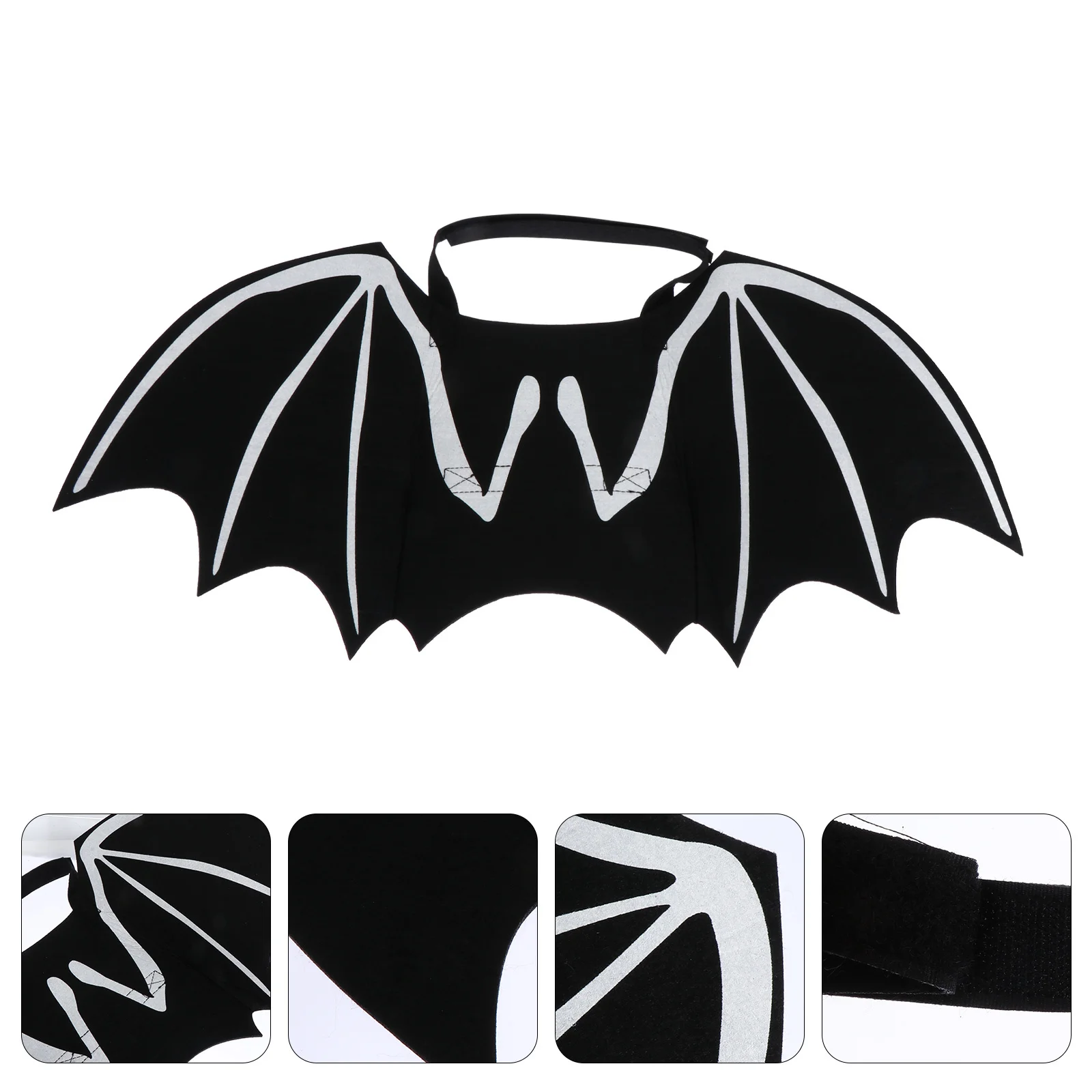 

1Pcs Night Glow Bat Wings Cat Bat Wings Halloween Luminous Pet Costume Holiday Cosplay Supplies Halloween Pet Costume