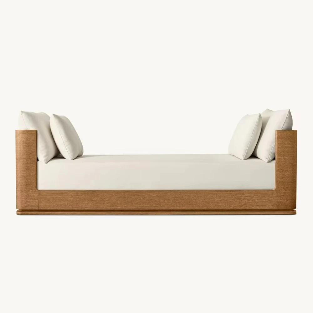 

*American Modern Style Antique Fabric Daybed for Indoor Home Use for Bedroom & Living Room Furniture