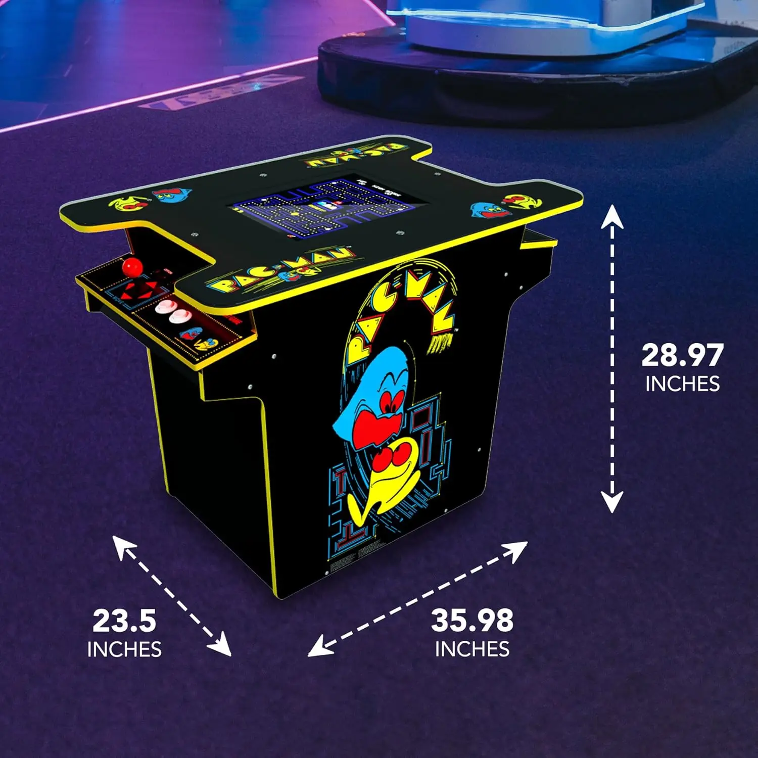 AC-MAN Arcade Game Table, Full Home Machine, Black Series Edition