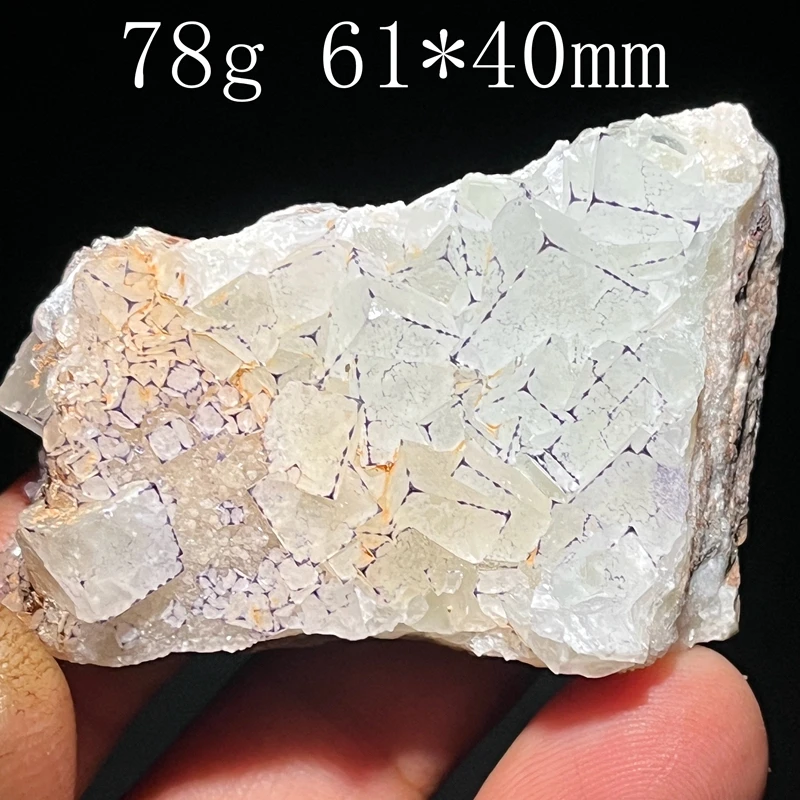 100%Natural Purple Edge Fluorite Mineral Specimen Healing Crystal Gemstone Collection Mineral Quartzite Home Decor