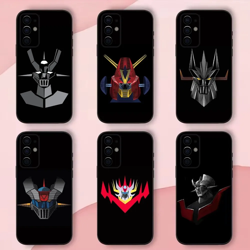 Anime Robot G-Goldorak Phone Case For Samsung S24,S21,S22,S23,S30,Ultra,S20,Plus,Fe,Lite,Note,10,9,5G Black Soft Shell