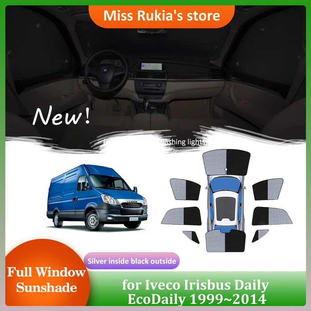 

Car Sunshades for Iveco Irisbus Daily EcoDaily 1999~2014 2000 Windows Sun Visor Windshield Cover Heat Insulation Part Accessorie