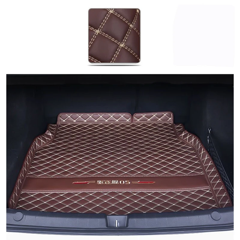 Leather Car Cargo Liner for BYD King 2024 Destroyer 05 Trunk Mats Customized Boot Liner Tray Waterproof Anti-Dirty Protector