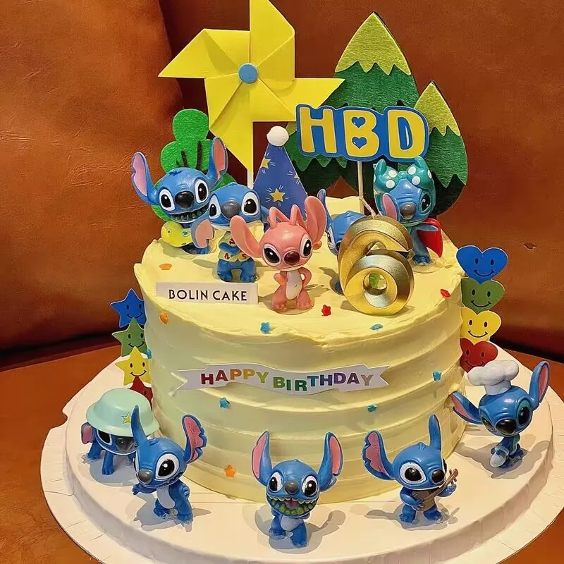 

Disney Lilo & Stitch Cake Decorations Stitch Party Cake Topper for Kids Birthday Party Baby Shower Cake Decoration Supplies Gift
