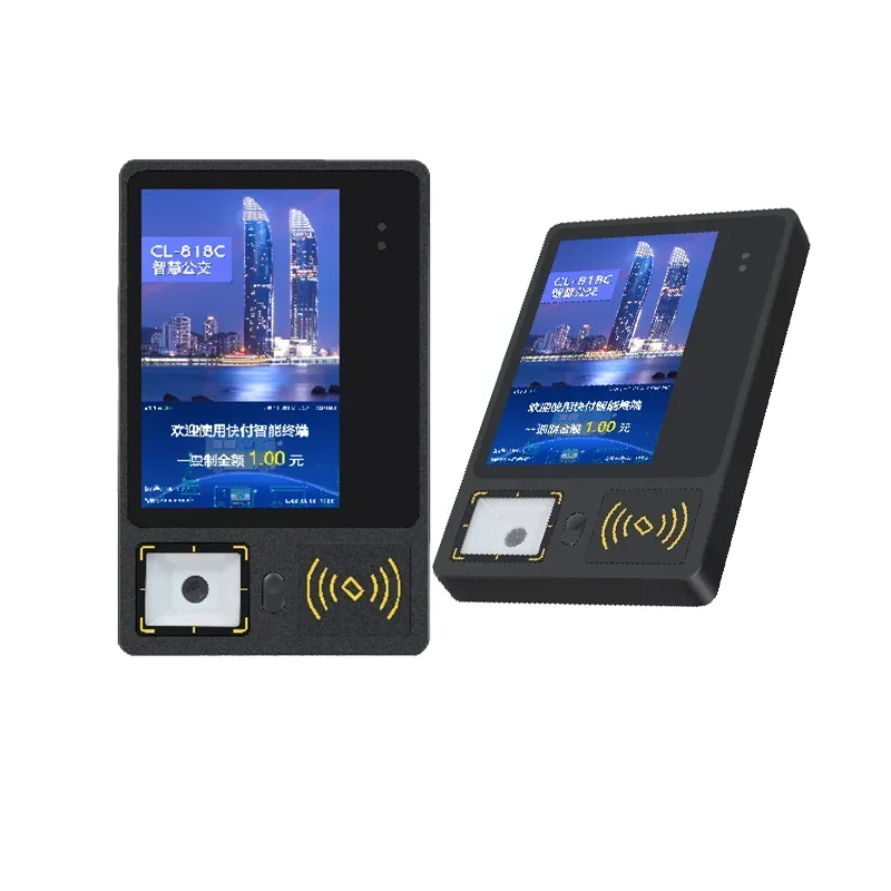 Bus ticketing device/bus smart payment terminal/pos system Android bus card swiping machine with bus recharge card machine