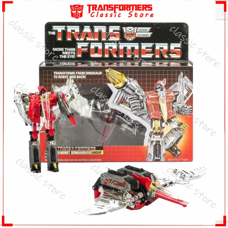 In Stock Classic Transformers Toys G1 Reissue KO Edition Dinobot Swoop Cybertron Autobots Action Figures Collectible Gifts