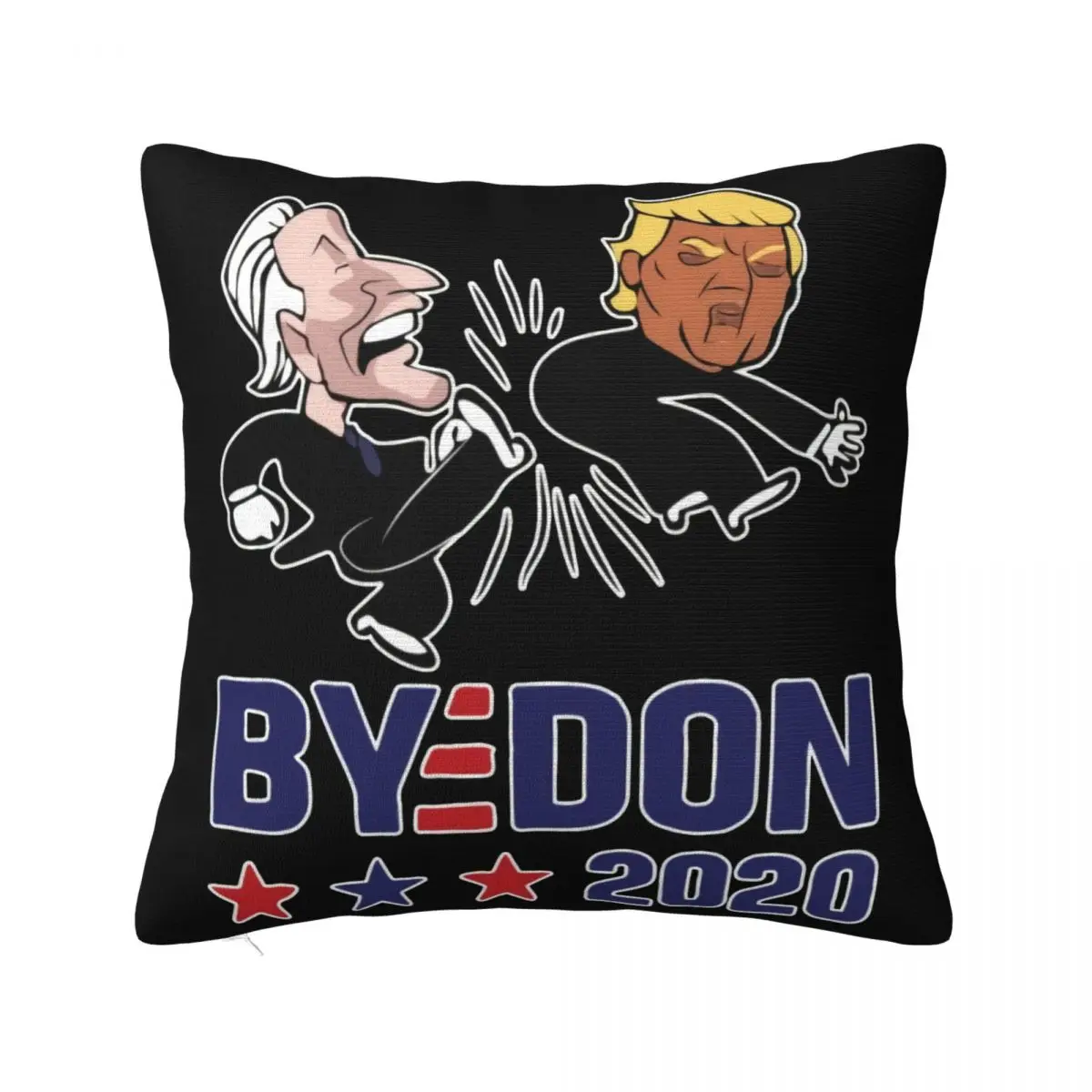 Byedon 2020 Cartoon Bye Don Joe Biden Donald Trump Election Autumn Animal Print Funny Pillow Case