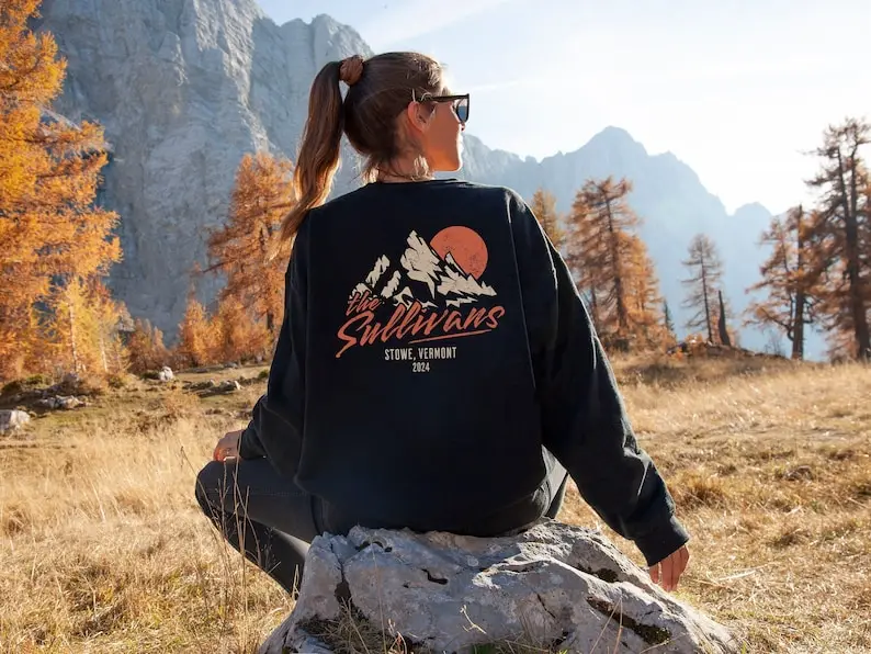 Custom Family Vacation Hoodie, Mountain Hoodie, Camping Hoodies, Mountain Vacation, Camping Trip Sweatshirts, Outdoor Hoodie, Hi