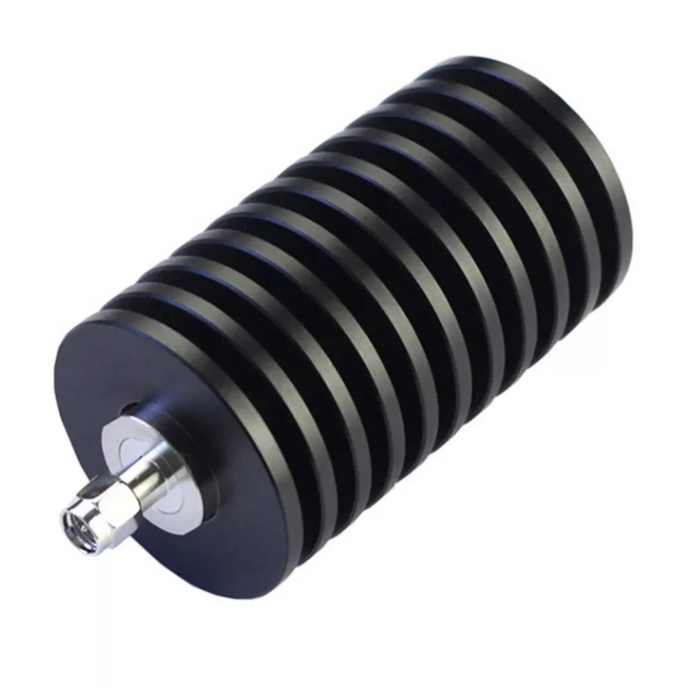 RF Coaxial Dummy Load Resistor SMA Male Plug Connector 5-100W 50Ω DC-3GHz Round 5W 10W 25W 50W 100W Electrical Equipment