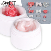 15ml Non Stick Hand Solid Extension Gel Nail Art Prolong Extend Gel Quick Building Carving Flower Acrylic Nail Polish Manicure