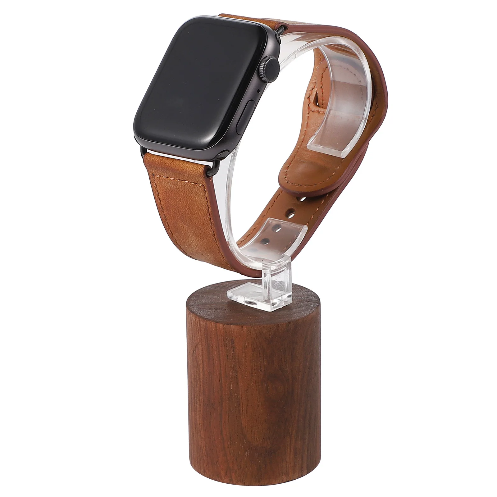 

Wooden Watch Display Rack Durable Hand Polished Smooth Surface Bracelet Holder Jewelry Stand Wristwatch Home Decor Organizer