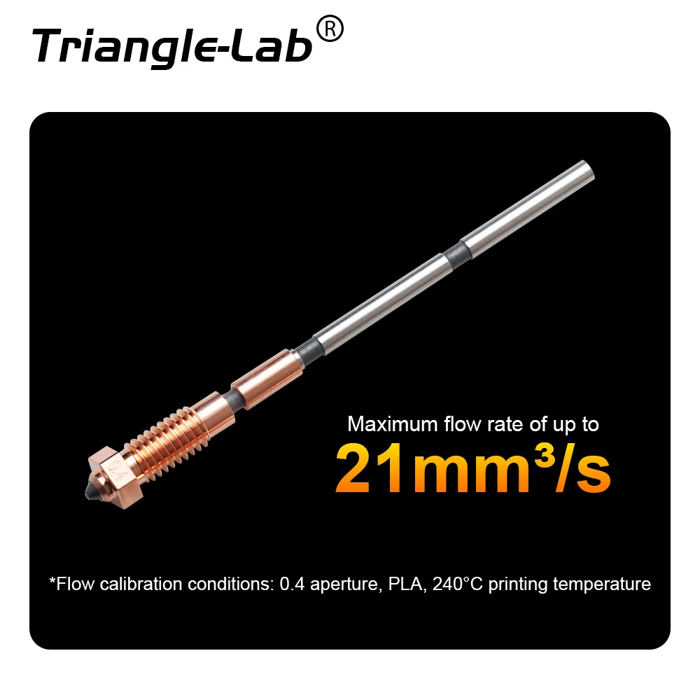 Trianglelab Phaetus 0,4 MM Sic Nextruder Prusa MK4 Bico MK4S Material atualizado, adequado para necessidade de alta resistência ao desgaste