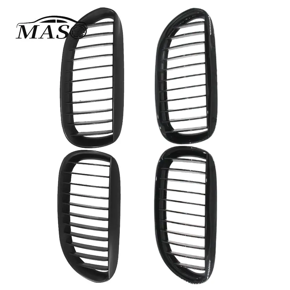 Car Front Bumper Kidney Grill for BMW E63 E64 6 Series 650i M6 2004-2010 Car Styling Racing Grilles Replacement Part