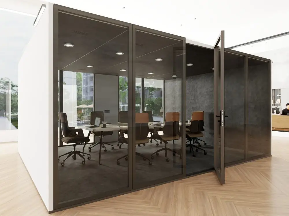 Acoustic Office Silent Booth Sound Reduction Telephone Pod for Commercial Public Area