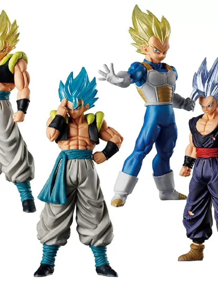 Bandai Gashapon Kapselspielzeug Dragon Ball Super Vegeta Gohan Gogeta Saiyan Serie Anime Figur Puppe Modell Geschenke Spielzeug