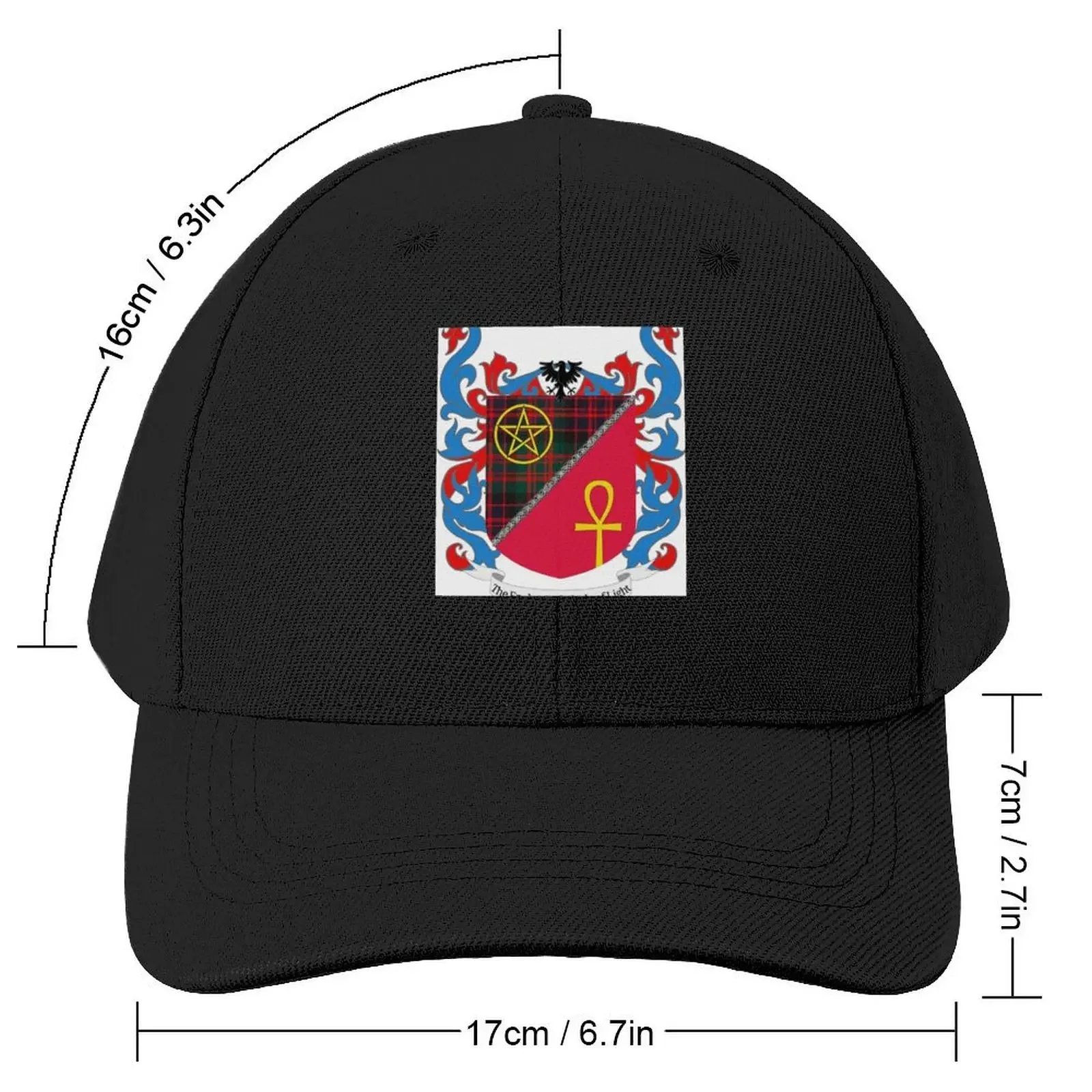 Enchanted Circle of light Coven Crest Baseball Cap Golf Hat Man Luxury Brand Kids Hat New In Hat Women Caps Men's