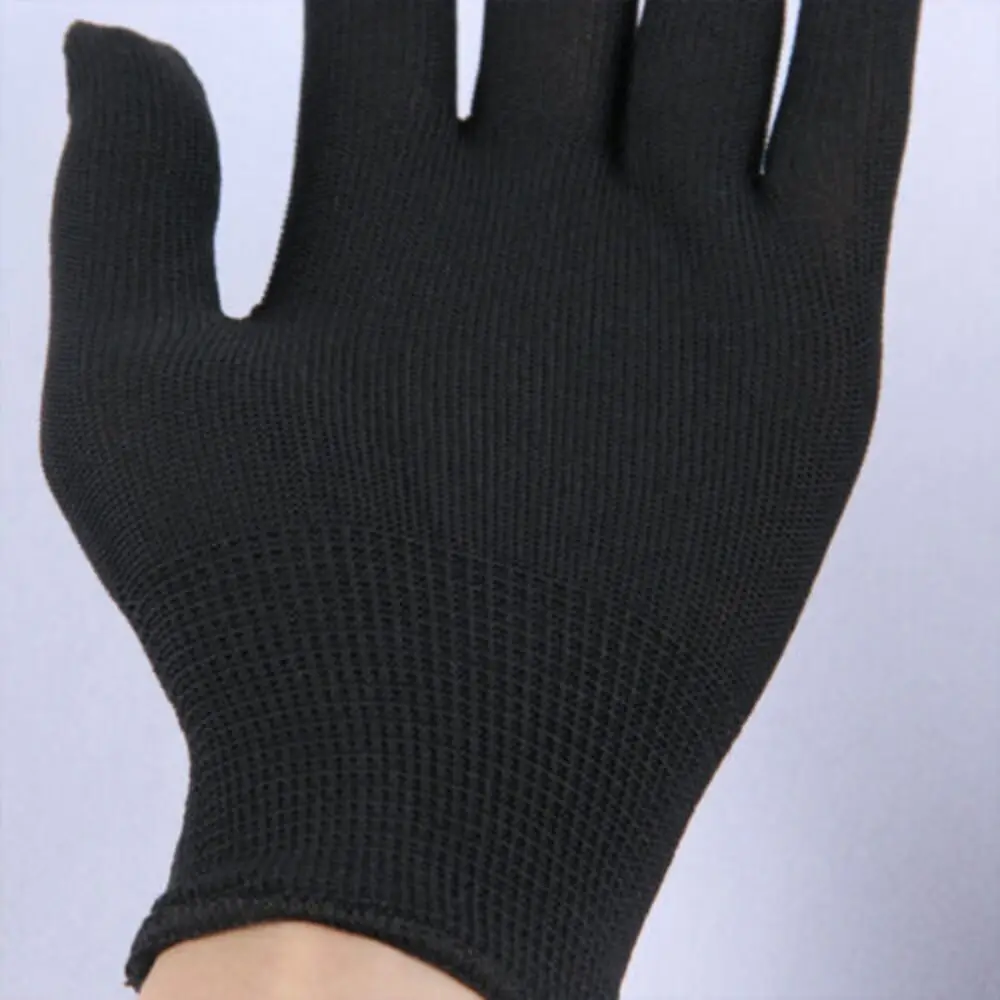 6 Pairs 100% Cotton Black Gloves Dermatological Overnight Moisturising Eczema