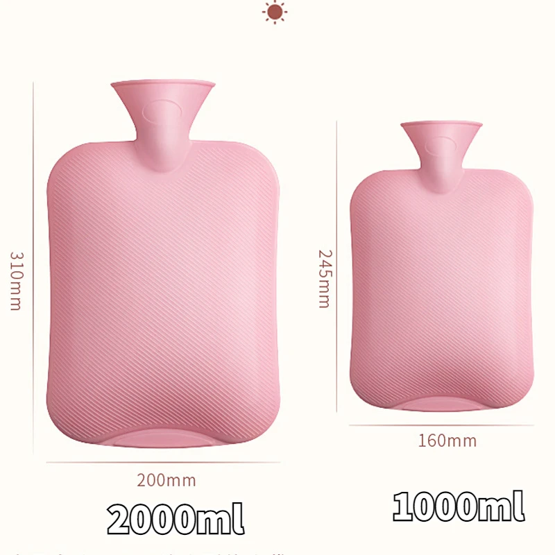 1000/2000ml pluszowe termofor zdejmowane termofory wielokrotnego użytku ogrzewacz dłoni dziewczynki gorący kompres ulga w bólu skurcze menstruacyjne