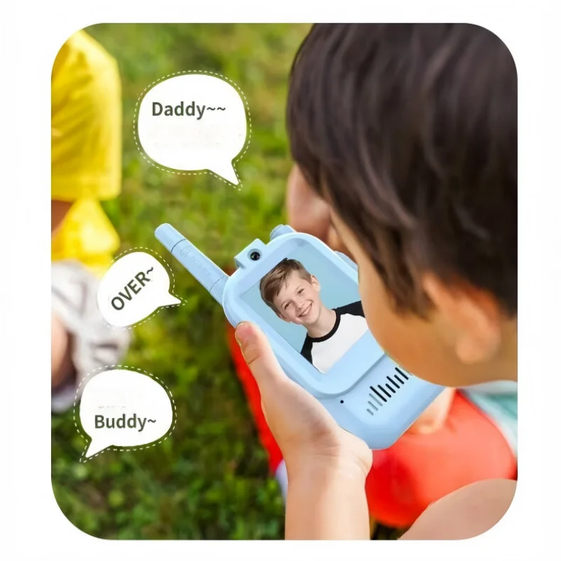 Walkie-talkie video per bambini, simpatico gioco interattivo per bambini giocattolo da esterno