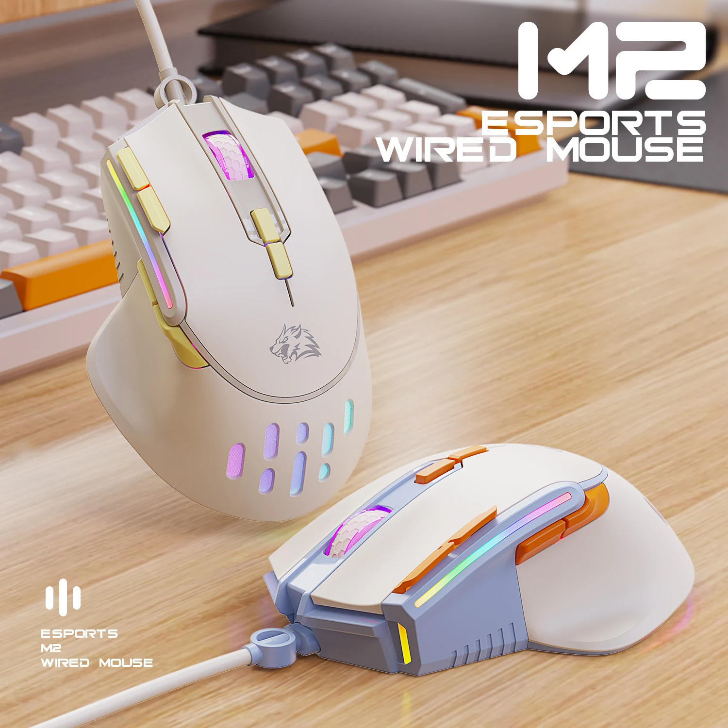 

RGB Wired Gaming Mouse 12800 DPI 9 Button Macro Programming Computer Mice Ergonomic Mecha Esports Mouse For PC Desktop Laptop