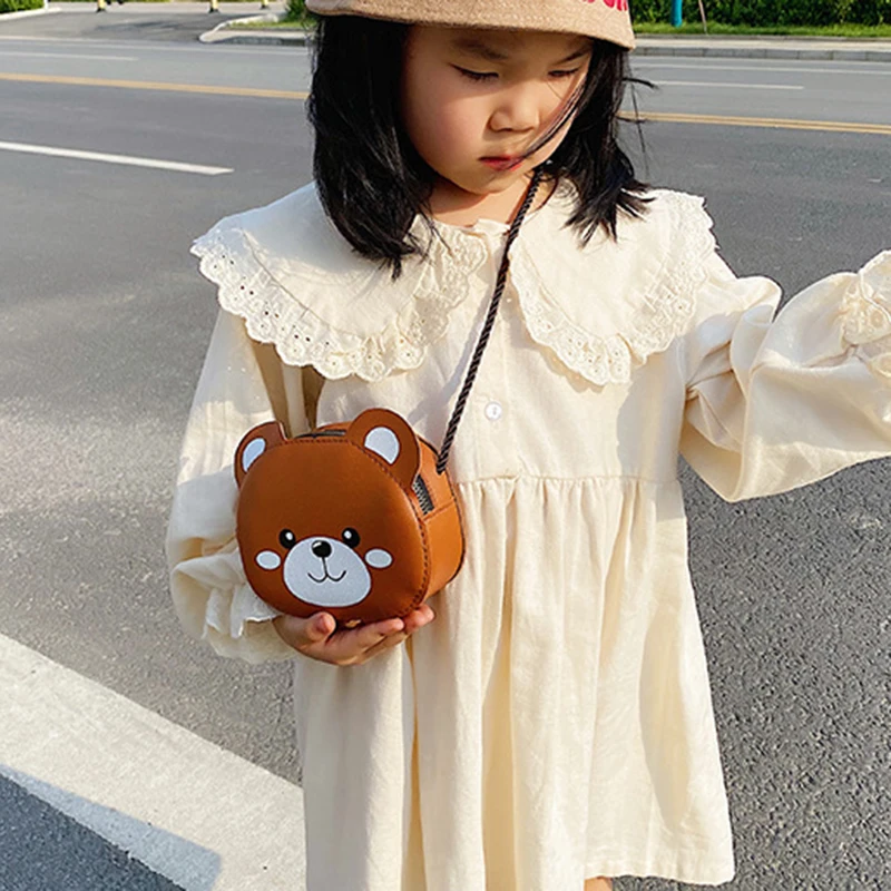 2022 New Girls PU Crossbody Bag Adorable Cartoon Animal Styled Shoulder Bag for Shopping Crossbody Bag good-looking Best Sale-WT