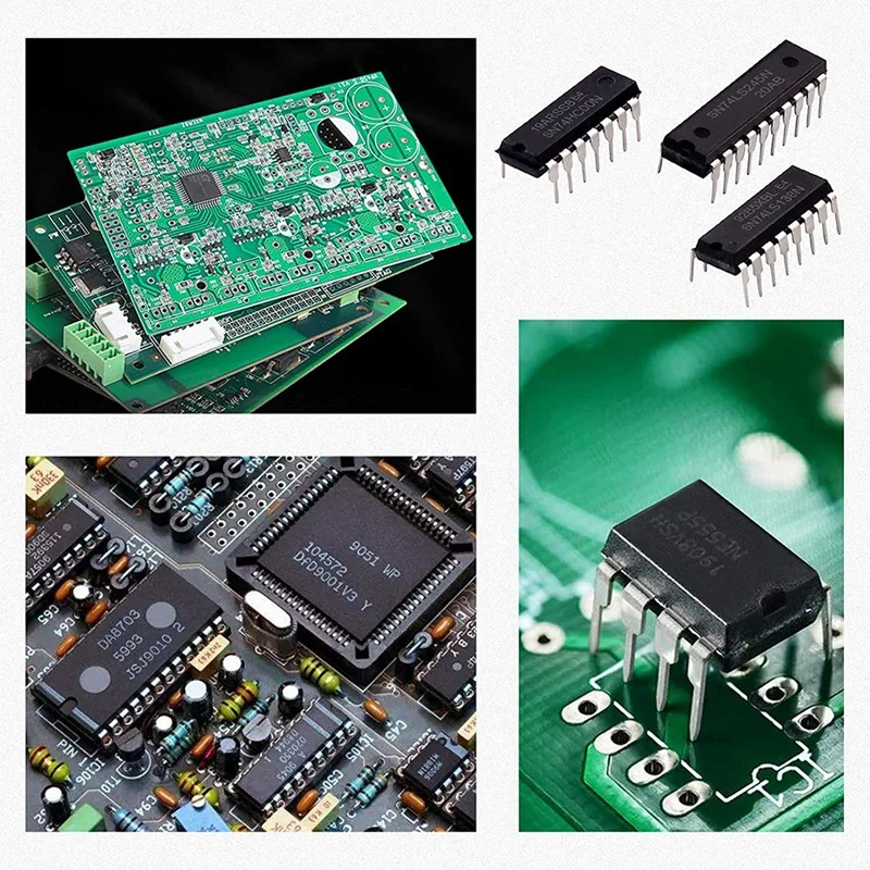 Chip terintegrasi Digital, 40 buah (20 buah 74Hcxx + 20 buah 74Lsxx) seri Logic IC bermacam-macam Kit