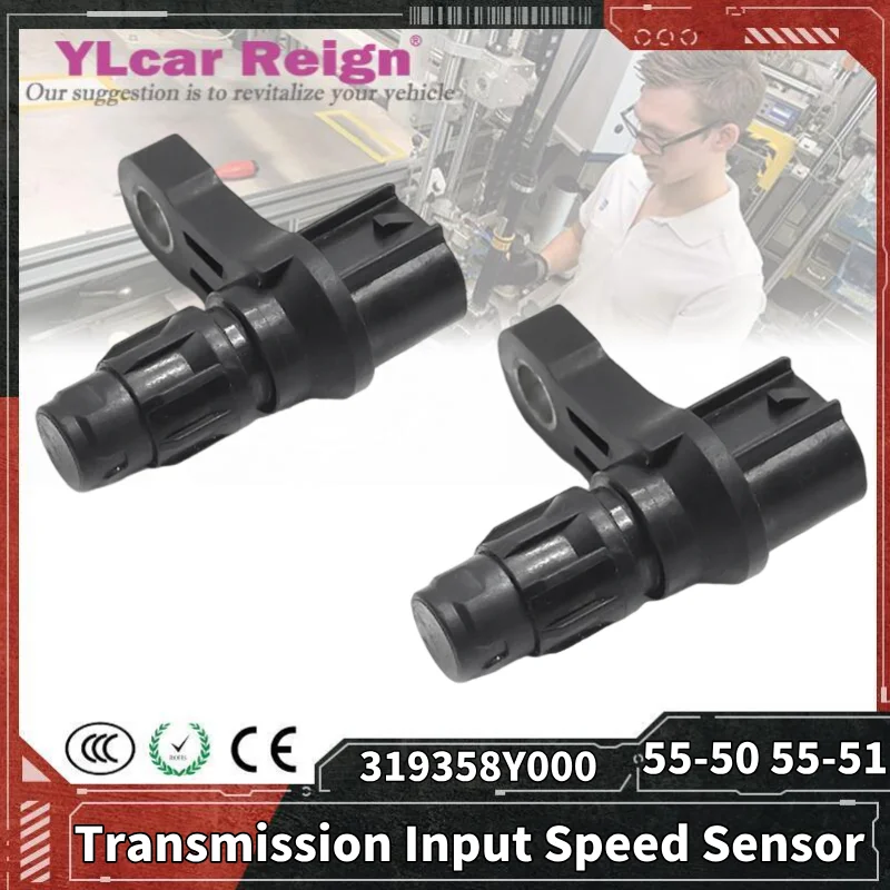 2Pins 55-50 55-51 319358Y000 Transmission Input Speed Sensor For Nissan Maxima Quest Altima 2.5 3.5 2004-2009 93743007