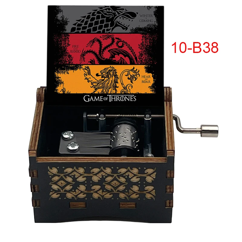Game Opening Song《Main Title》of Thrones Adaptation 18 Tone Music Box Office Decoration Ornaments Festival Party Gifts