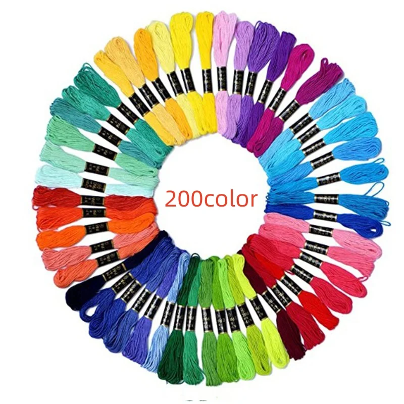 200/100/50 ancla Similar DMC punto de cruz hilo de bordar de algodón hilos de coser artesanía Hogard
