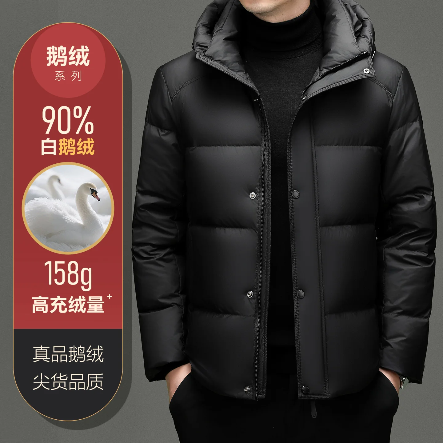 

Top Quality 90% Goose Down Parkas Coat Men 2025 Winter Hood Warm Outdoor Jacket Male Thermal Puffer Coat Goose Down Clothes