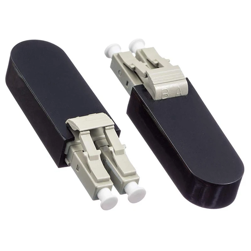 Kabel adaptor Loopback serat optik LC/UPC 2 pak, Plug uji 50/125 Multimode untuk aplikasi pengujian