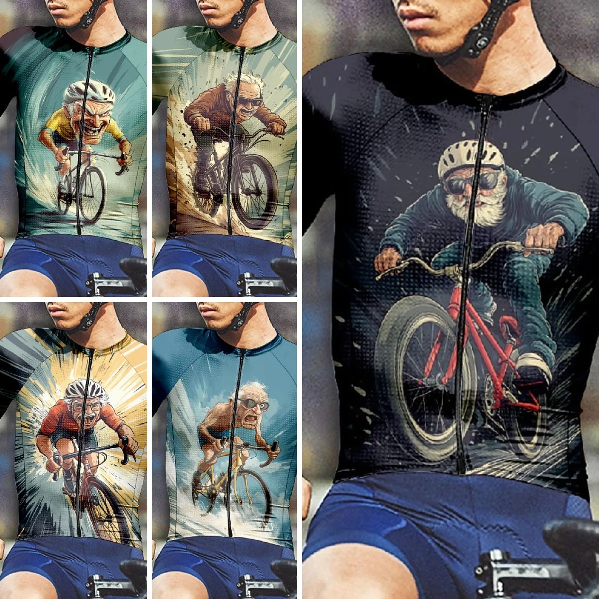 

Super Cool Cycling Jersey Men Short Sleeve 3 Pocket Mtb Jersey Breathable Quick-Drying BIke Clothing Cycling Shirt
