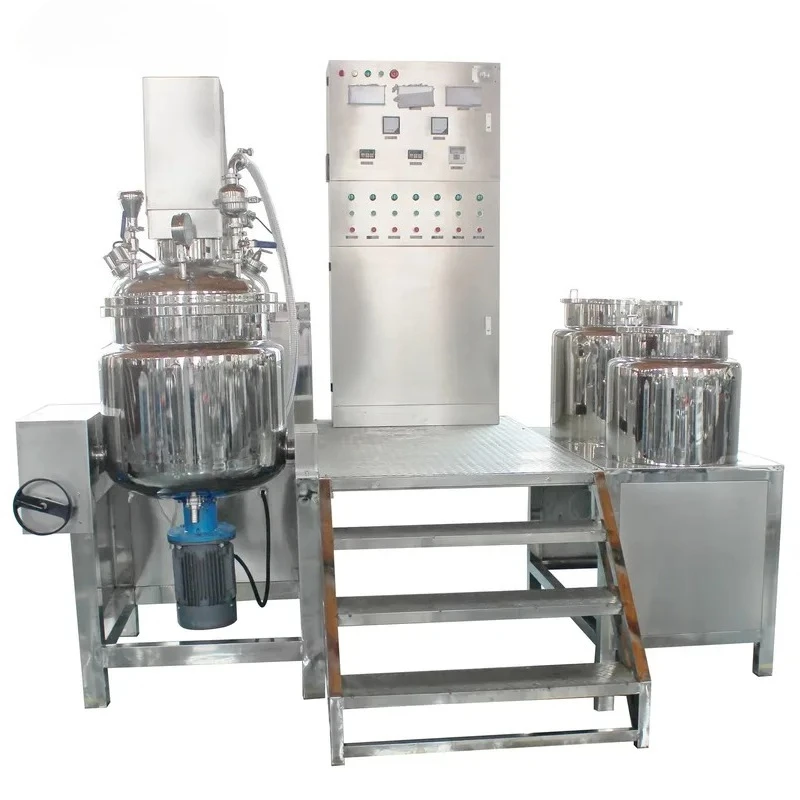 Cream Automatic Vacuum Homogenizer Emulsion Homogenizer Mixer