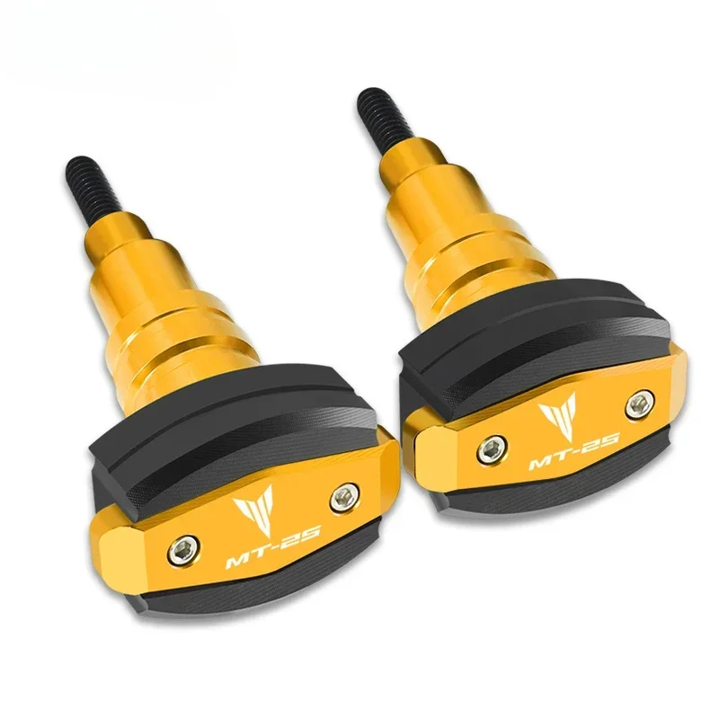 

Для YAMAHA MT03 2019-2024 MT25 2015-2018 аксессуары для мотоциклов, ползунки для рамы с ЧПУ, защита от падения, защита от столкновений mt 03 25