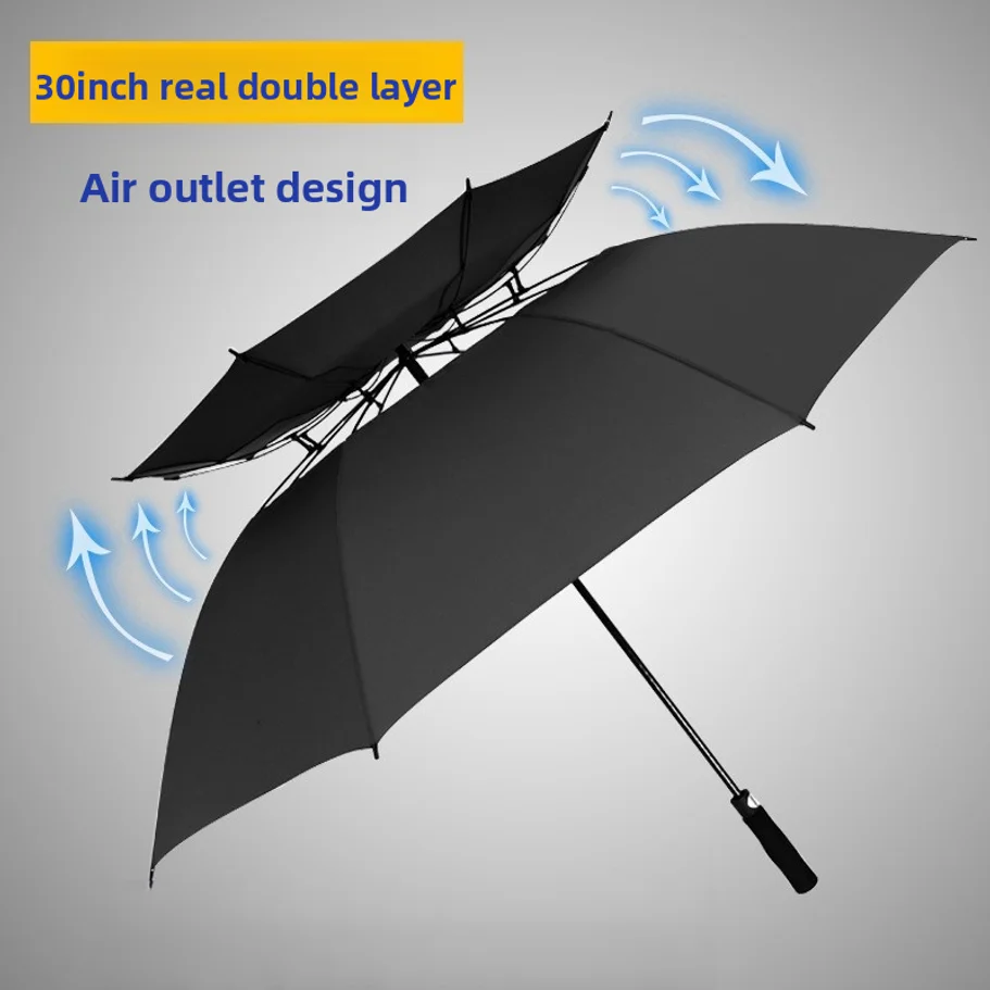 Golf Umbrella Large - مظلة سيارة، مظلة جولف مزدوجة الطبقات،