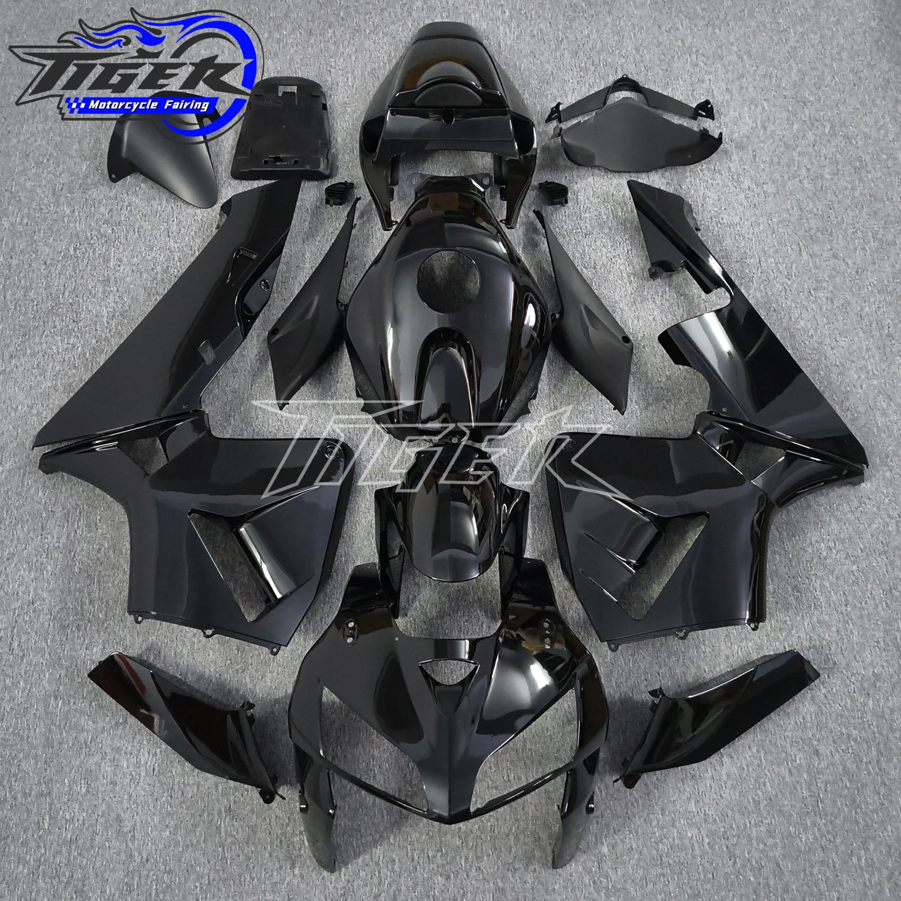 Nieuwe ABS Motorfiets Volledige Fairings Kit Fit Voor HONDA CBR600RR F5 2005 2006 05 06 Carrosserie Set Zwart Glanzend