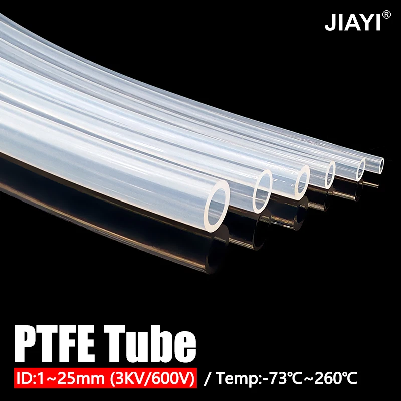 

Трубка ptfe, прозрачный идентификатор, 0,8 ~ 33,7 мм, труба из ПТФЭ F46, изолированная защита от тепла, шланг передачи, жесткая температура, устойчивость к коррозии