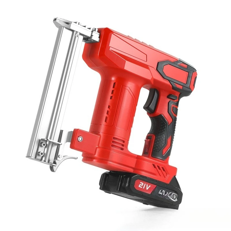 Lithium battery gas nail gun decoration woodworking lithium battery nail gun set F30 wireless lithium battery straight nail gun