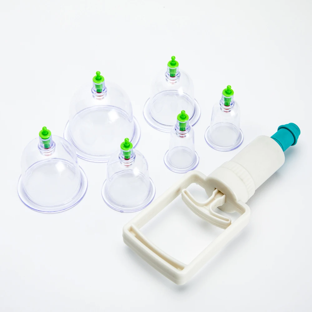 Vacuum Cupping Set Suction Cups Jar Acupunture Massage Chinese Medicine Fat Burner Therapy Body Massager Cupper Slimming