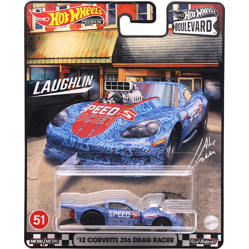 Original 2022 Hot Wheels Premium Boulevard Lancia Romeo modelli di auto AE86 Iron Bottom gomma pneumatici giocattoli per bambini regali pressofusi