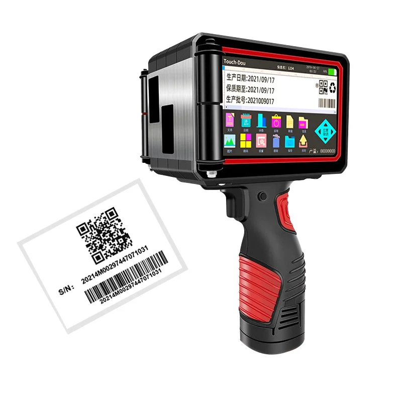 

【2026】High Quality Manual Impresora Inkjet Printers 50mm Screen for Plastic Bag Bottle Wooden Carton Box Pipe Date/Batch Code Pr